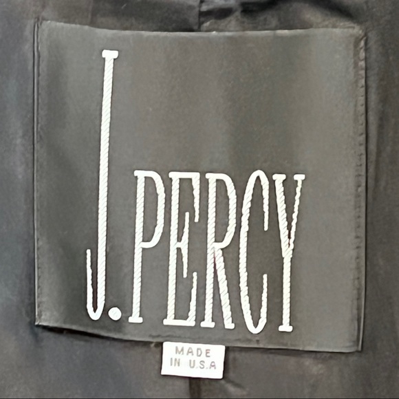 J. Percy Women's Wool Pea Coat With Nautical Buttons 6 - Picture 4 of 14